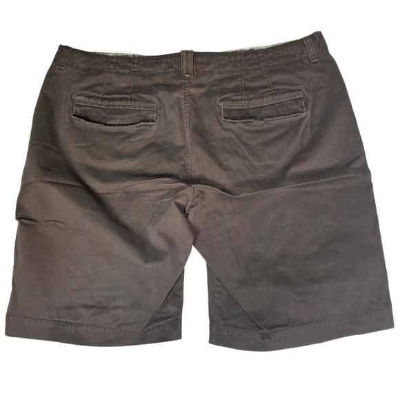Old Navy Women's Brown Low Rise Cotton Blend Chino Shorts Size 16 - Picture 2 of 6